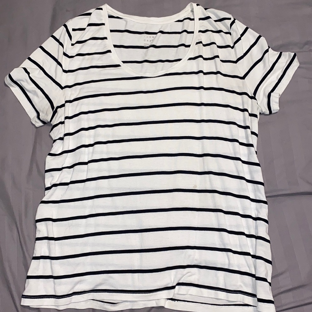 A new day Striped Tee